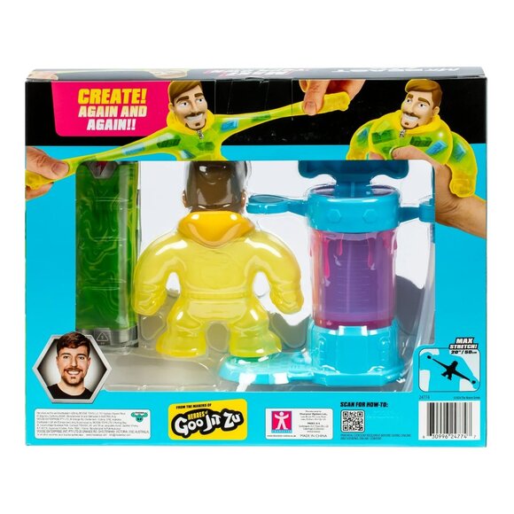 Mr. Beast Lab, Make your Mr.Beast, Fill & Create Your Own Stretchy Action Figure - Picture 8 of 8